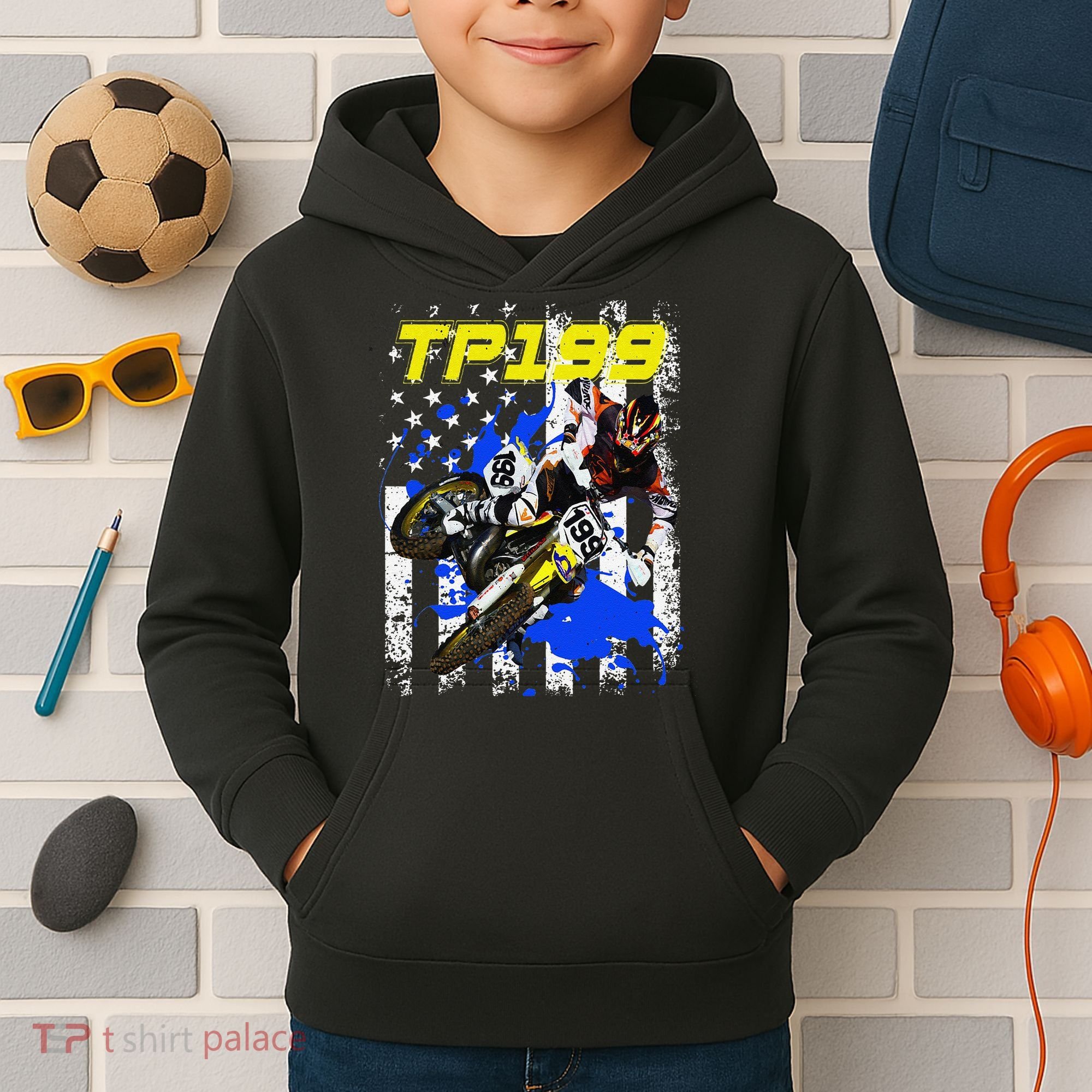 Travis Tp199 Pastrana Kids Hoodie