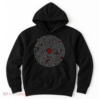 The Twelve Promises Aa 12 Step Recovery Spiral Hoodie thumb 0