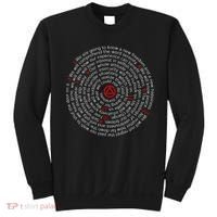 The Twelve Promises Aa 12 Step Recovery Spiral Sweatshirt thumb 0