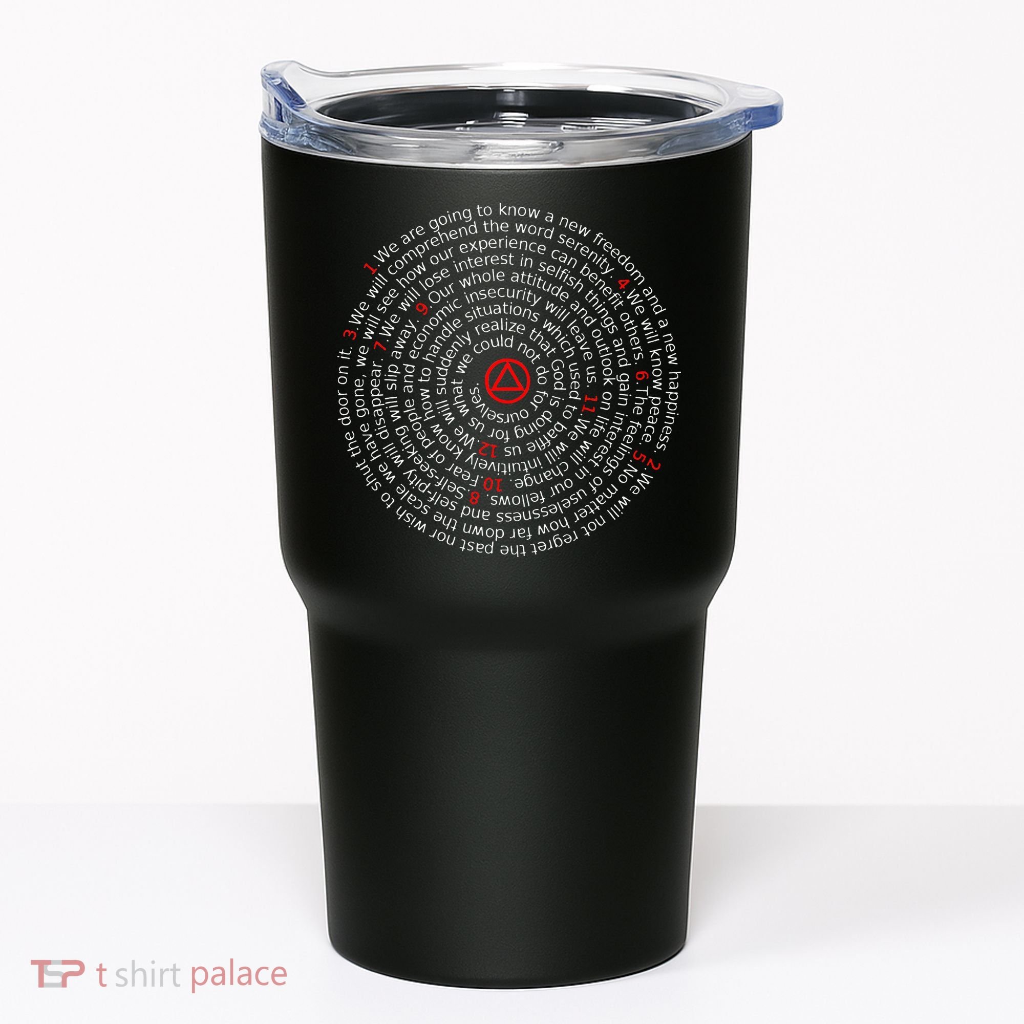 The Twelve Promises Aa 12 Step Recovery Spiral Tumbler