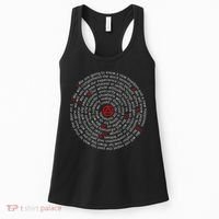 The Twelve Promises Aa 12 Step Recovery Spiral Women's Tank Top thumb 0