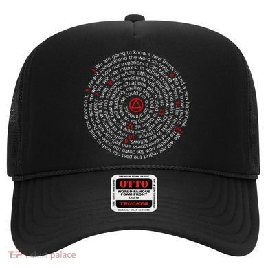 The Twelve Promises Aa 12 Step Recovery Spiral Hat
