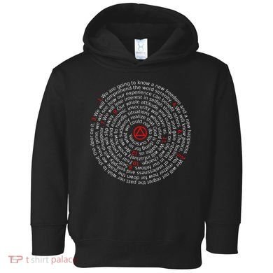 The Twelve Promises Aa 12 Step Recovery Spiral Toddler Hoodie
