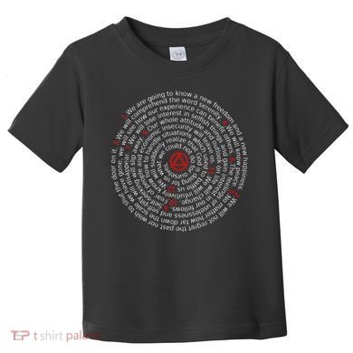The Twelve Promises Aa 12 Step Recovery Spiral Toddler T-Shirt