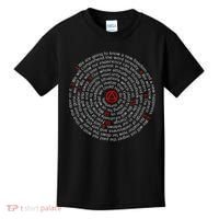 The Twelve Promises Aa 12 Step Recovery Spiral Kids T-Shirt thumb 0