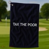 Tax The Poor Golf Towel thumb 1