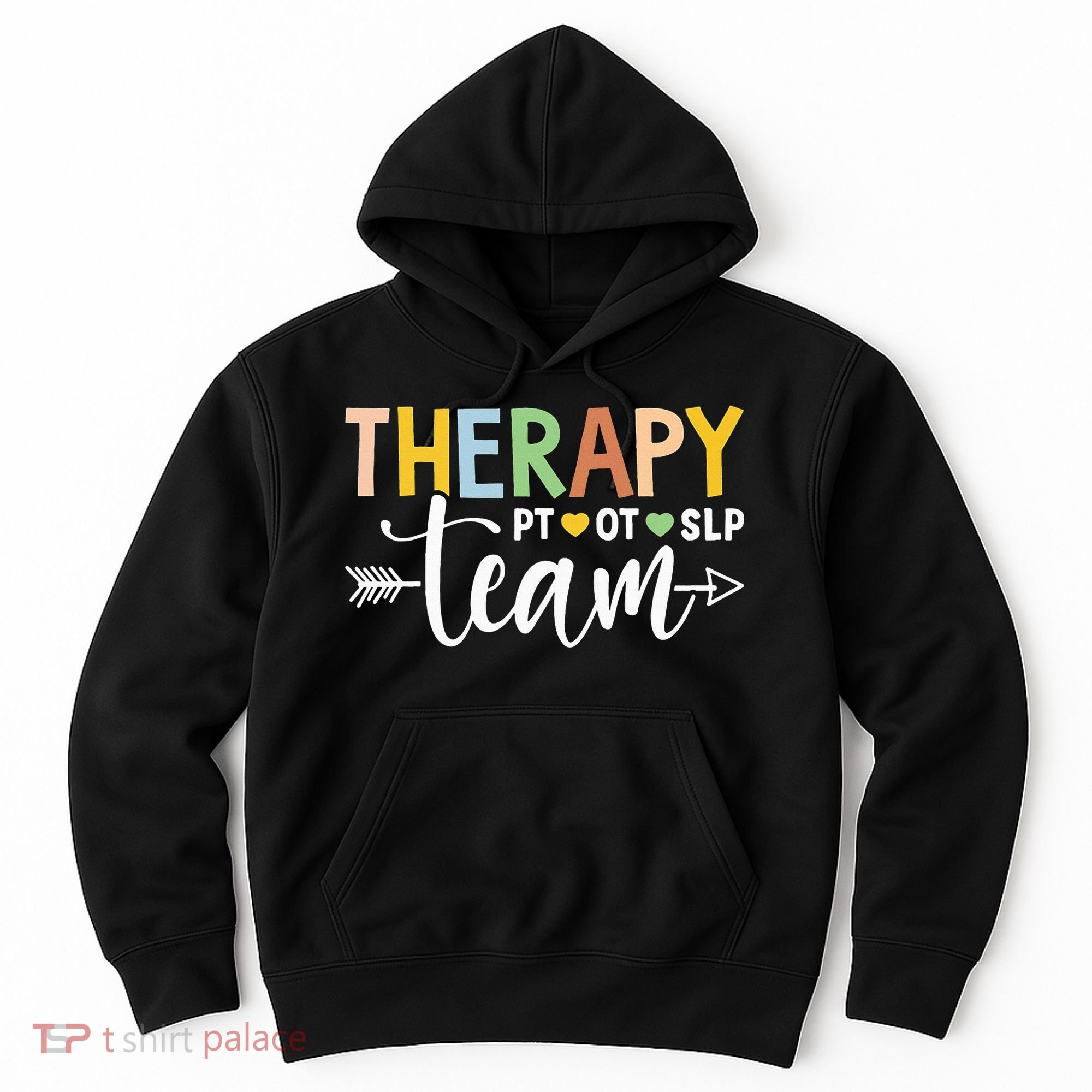 Therapy Team PT OT SLP Rehab Squad Therapist Motor Team Hoodie