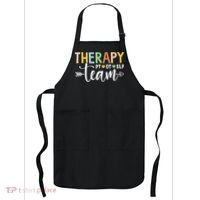 Therapy Team PT OT SLP Rehab Squad Therapist Motor Team Apron thumb 0