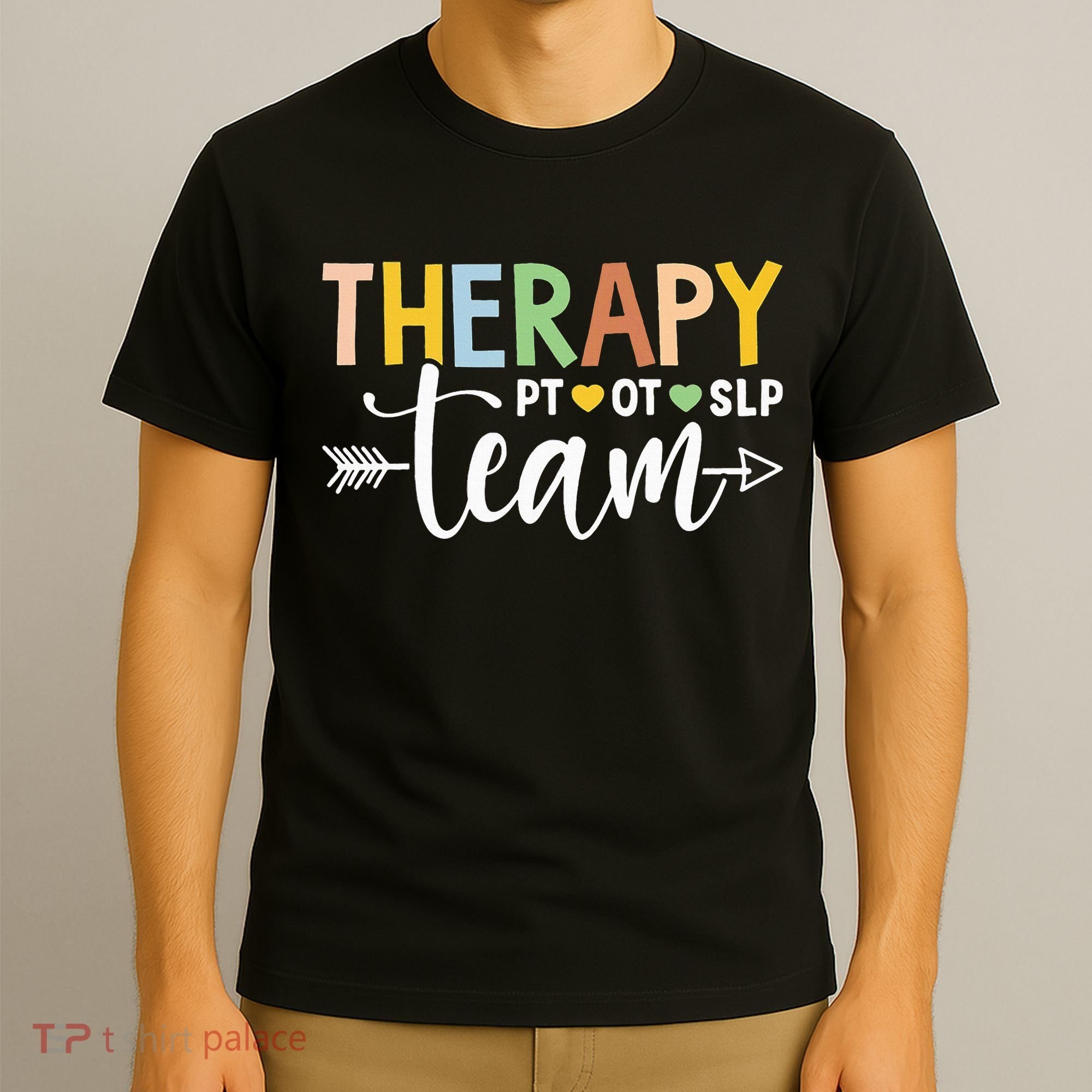 Therapy Team PT OT SLP Rehab Squad Therapist Motor Team T-Shirt