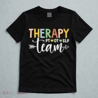 Therapy Team PT OT SLP Rehab Squad Therapist Motor Team T-Shirt thumb 5