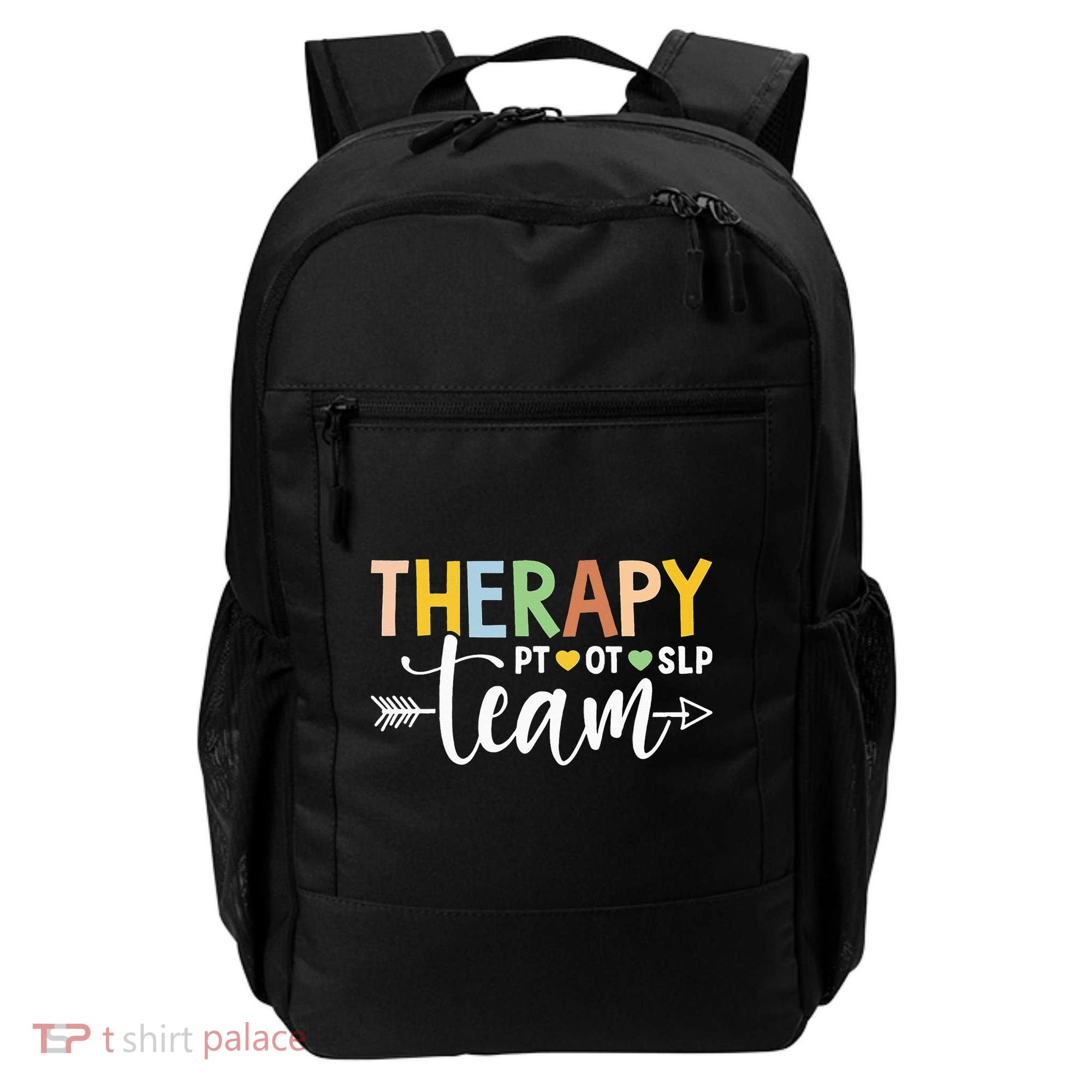 Therapy Team PT OT SLP Rehab Squad Therapist Motor Team Backpack