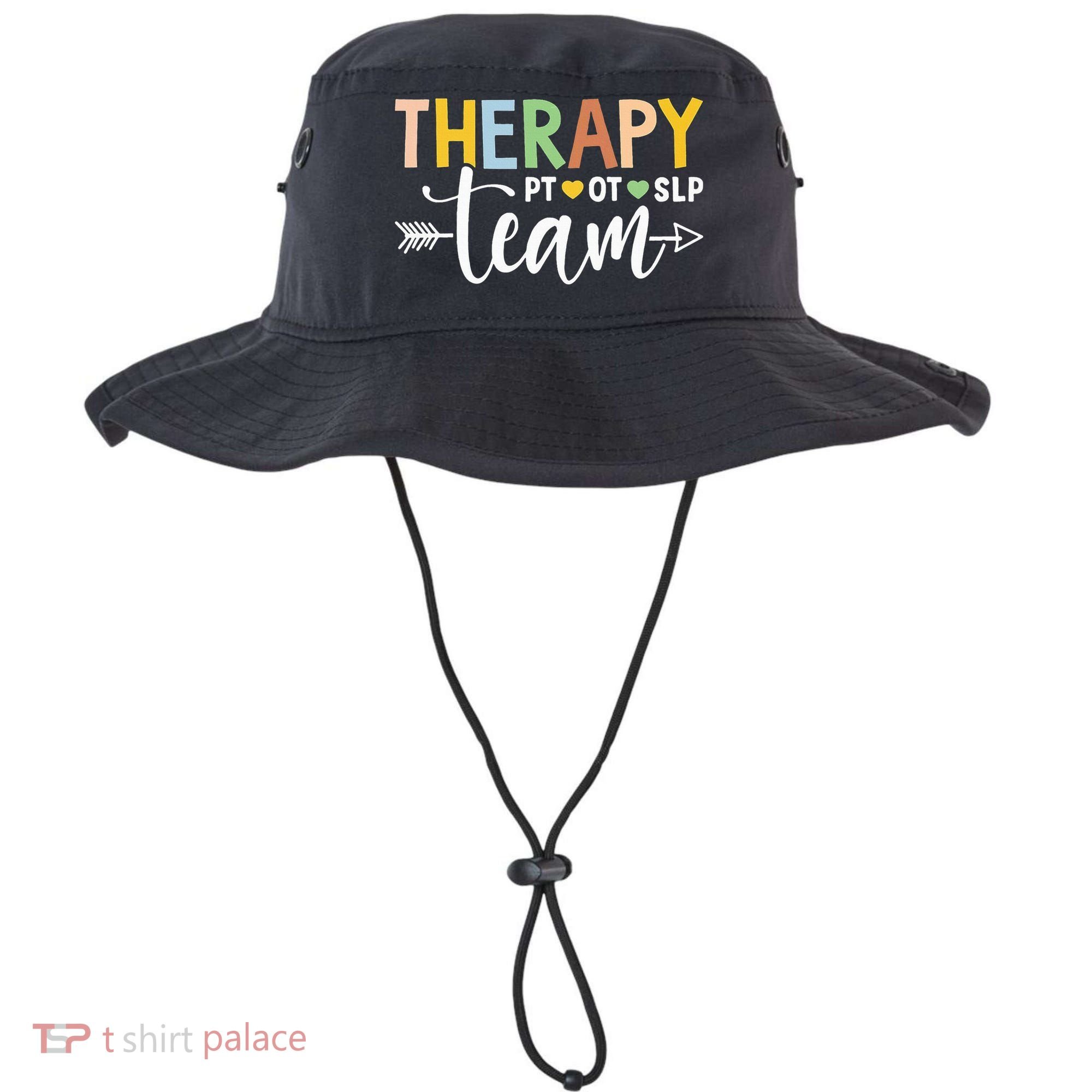 Therapy Team PT OT SLP Rehab Squad Therapist Motor Team Bucket Hat
