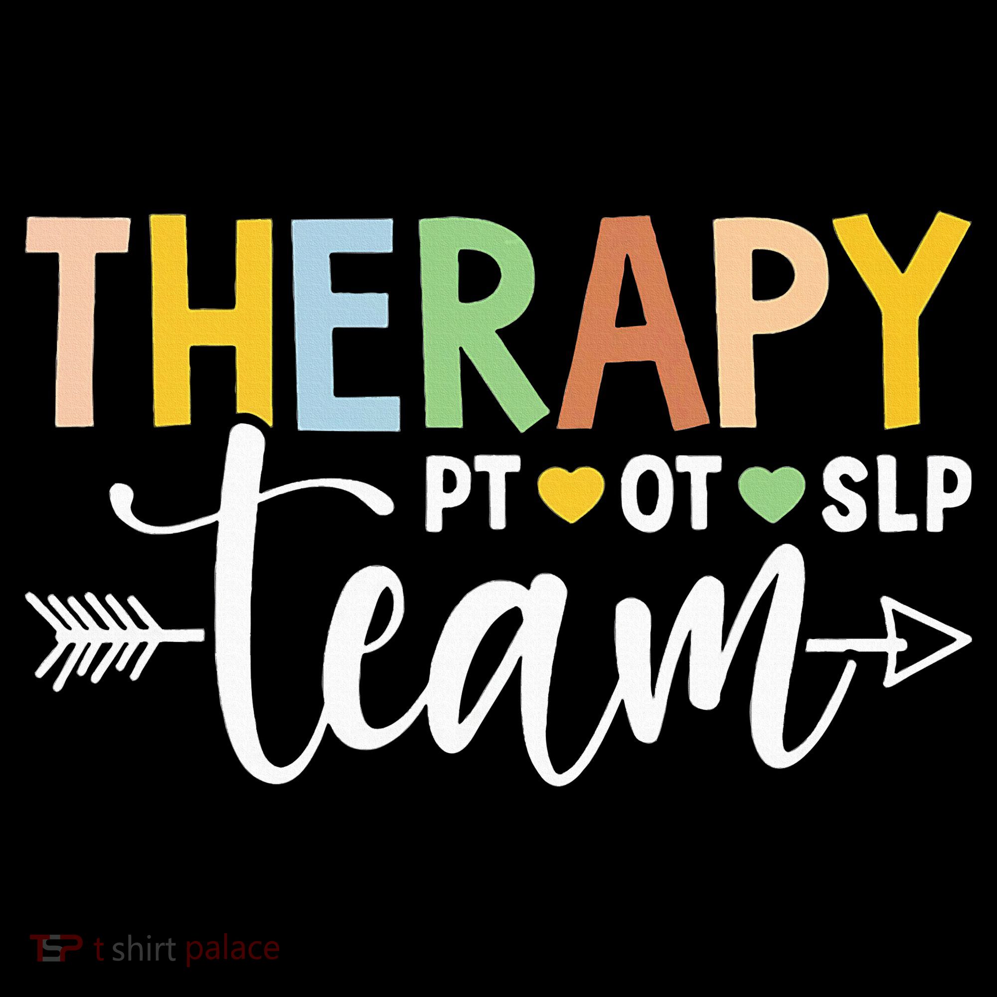 Therapy Team PT OT SLP Rehab Squad Therapist Motor Team Women's Hoodie
