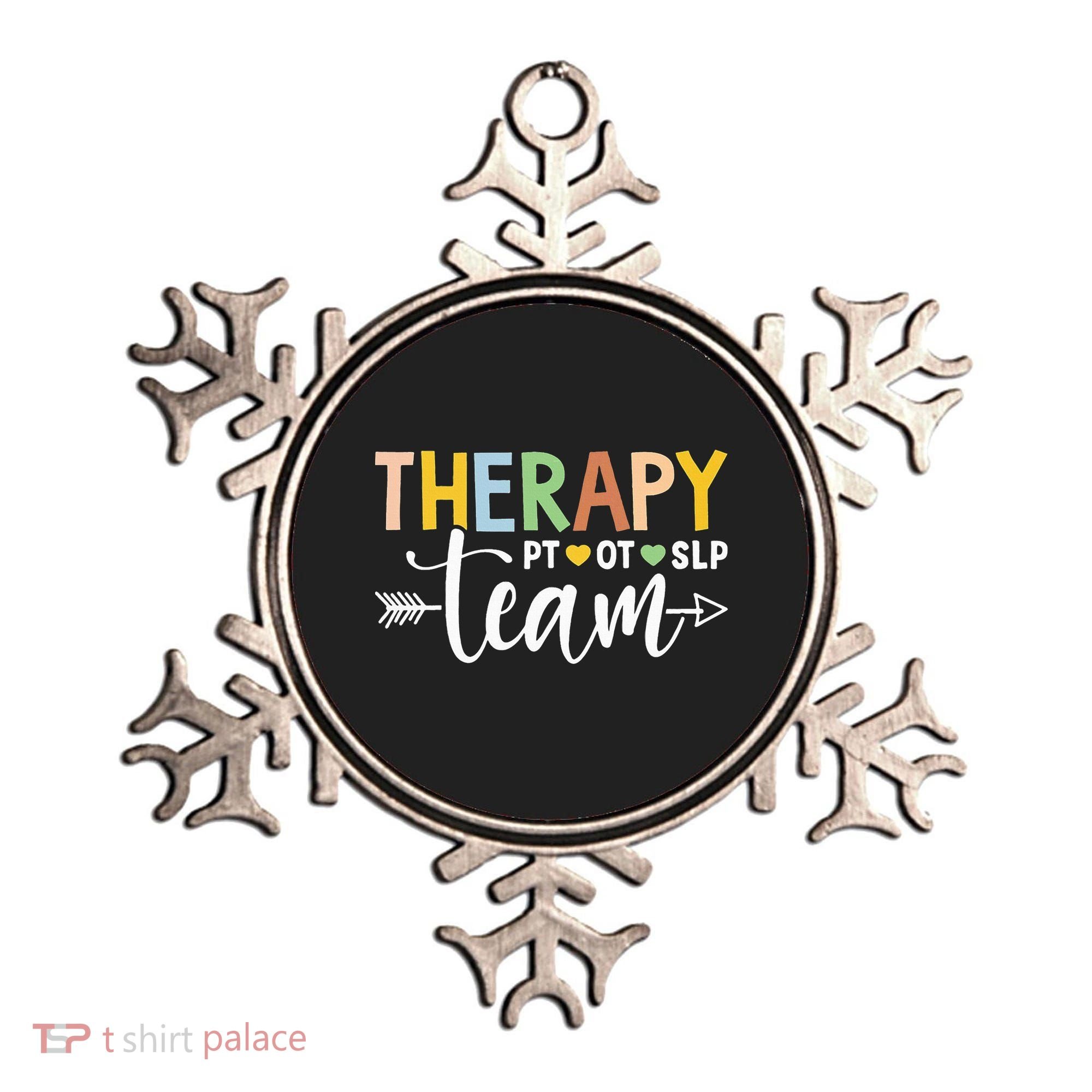 Therapy Team PT OT SLP Rehab Squad Therapist Motor Team Ornament