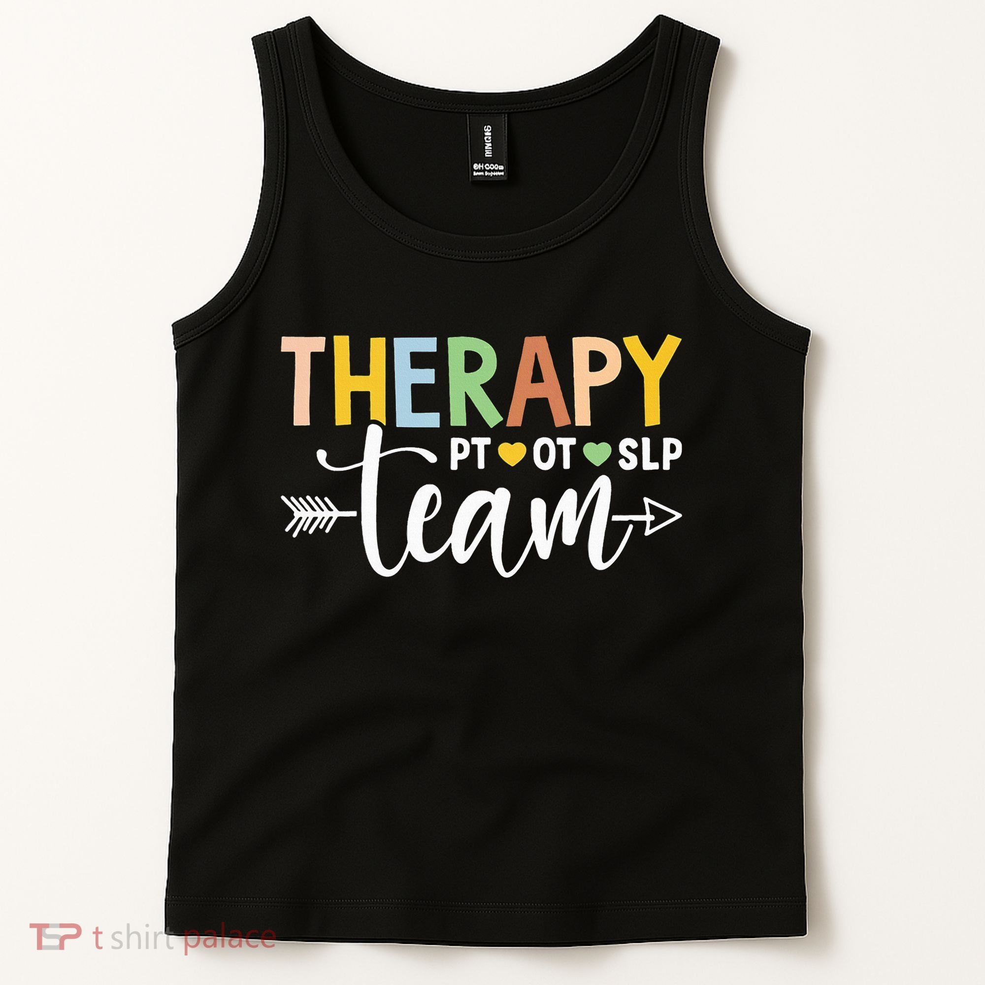 Therapy Team PT OT SLP Rehab Squad Therapist Motor Team Tank Top
