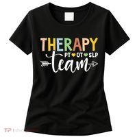 Therapy Team PT OT SLP Rehab Squad Therapist Motor Team Women's T-Shirt thumb 0