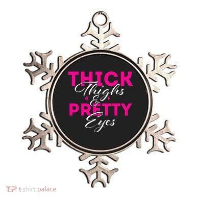 Thick Thighs & Pretty Eyes Workout Fitness Ornament