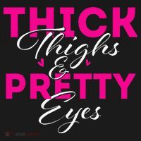 Thick Thighs & Pretty Eyes Workout Fitness Kids Sweatshirt thumb 2