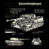 Tiger Tank Panzer World War 2 Blueprint Apron thumb 3