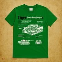 Tiger Tank Panzer World War 2 Blueprint T-Shirt thumb 5