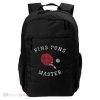 Table Tennis Ping Pong Master Funny Quote Graphic Print Backpack thumb 0