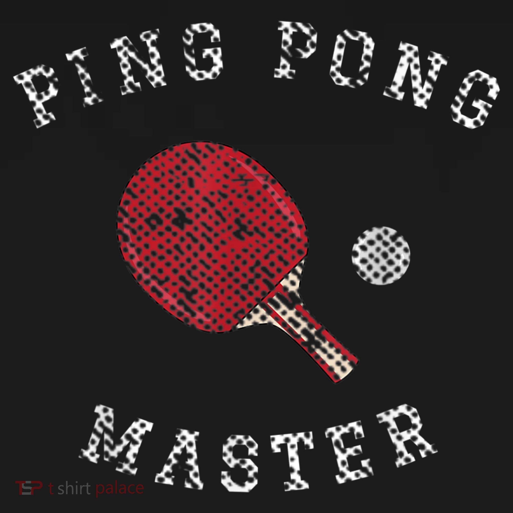 Table Tennis Ping Pong Master Funny Quote Graphic Print Coaster