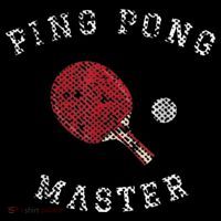 Table Tennis Ping Pong Master Funny Quote Graphic Print Women's Hoodie thumb 2