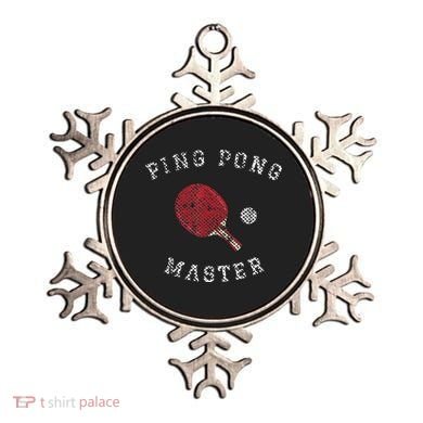Table Tennis Ping Pong Master Funny Quote Graphic Print Ornament