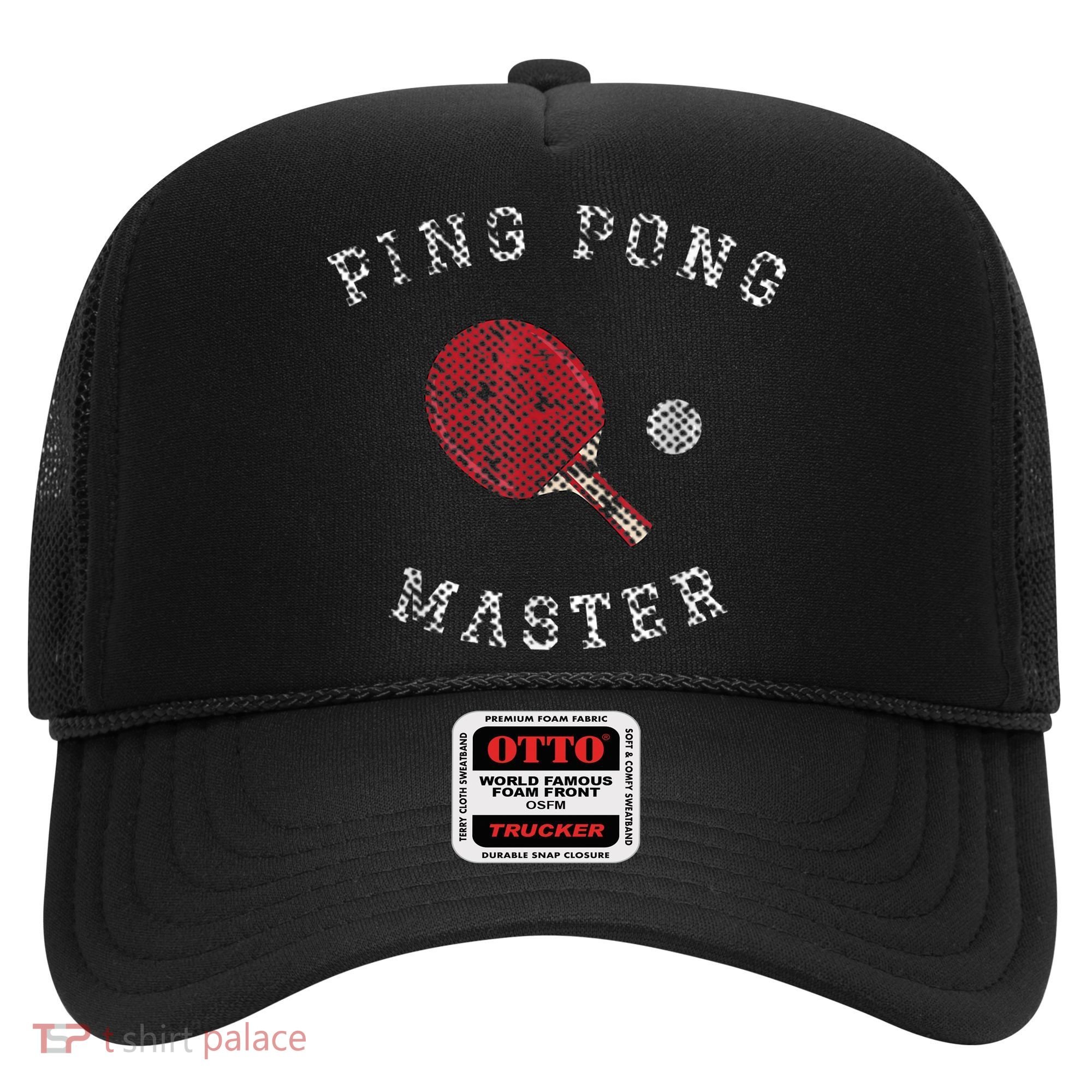 Table Tennis Ping Pong Master Funny Quote Graphic Print Hat
