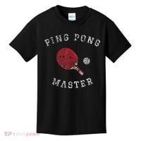 Table Tennis Ping Pong Master Funny Quote Graphic Print Kids T-Shirt thumb 0