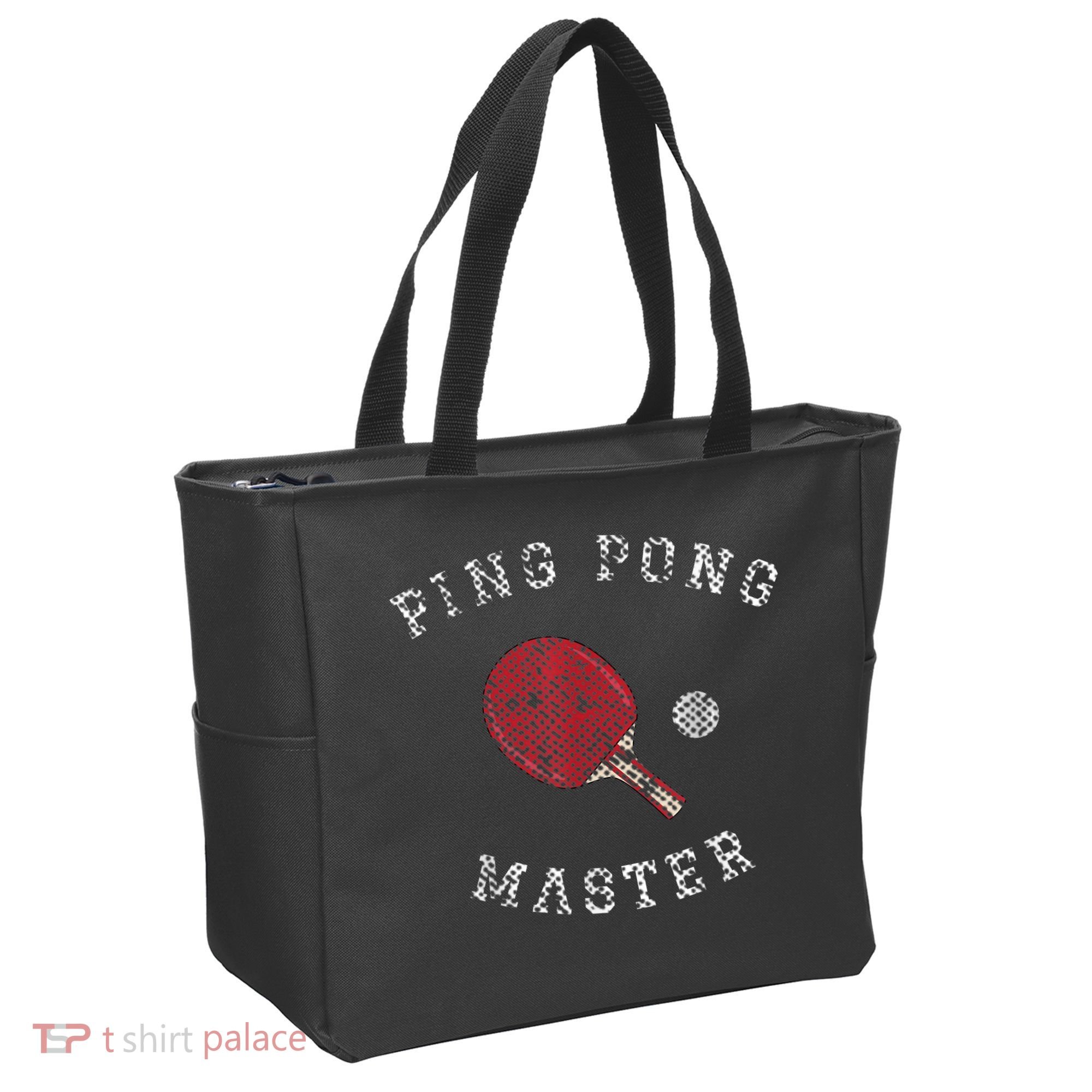 Table Tennis Ping Pong Master Funny Quote Graphic Print Tote Bag