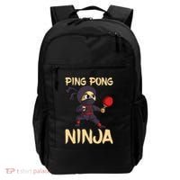 Table Tennis Ping Pong Ninja Lover Backpack thumb 0