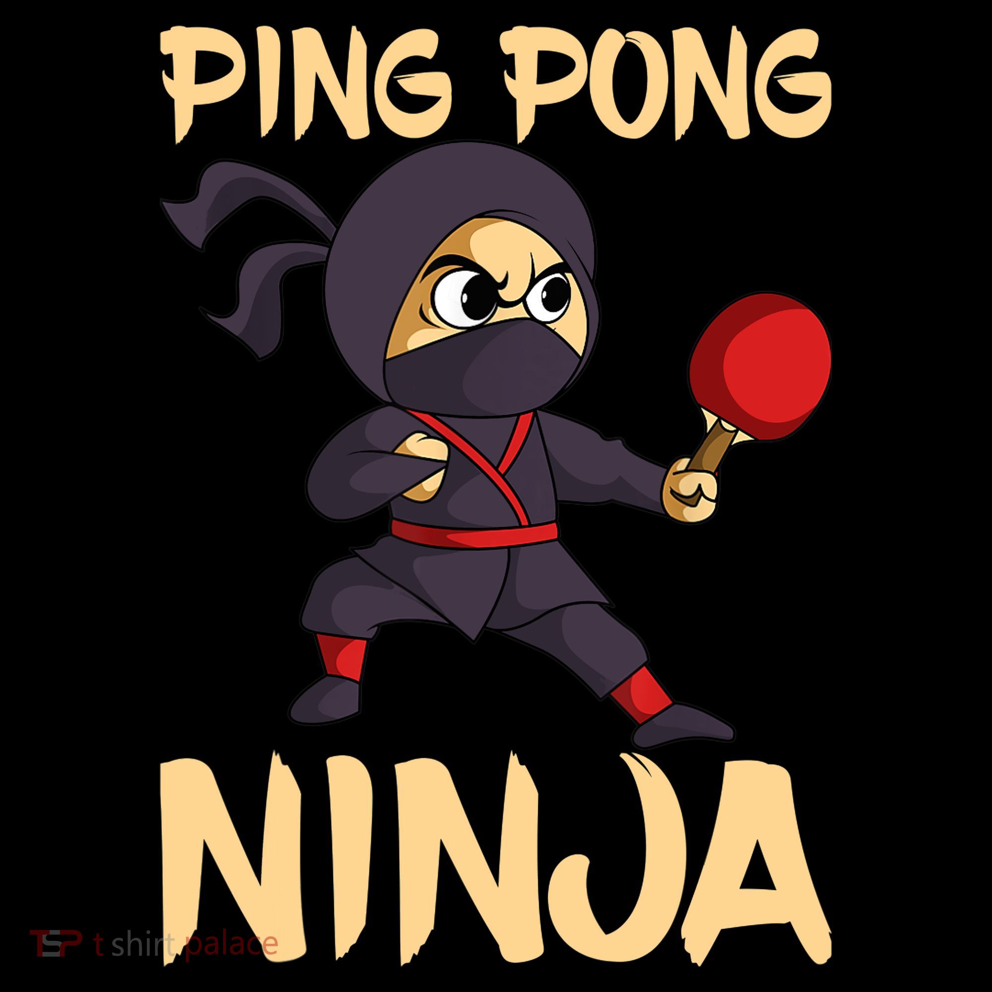 Table Tennis Ping Pong Ninja Lover Ornament