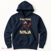 Table Tennis Ping Pong Ninja Lover Hoodie thumb 0
