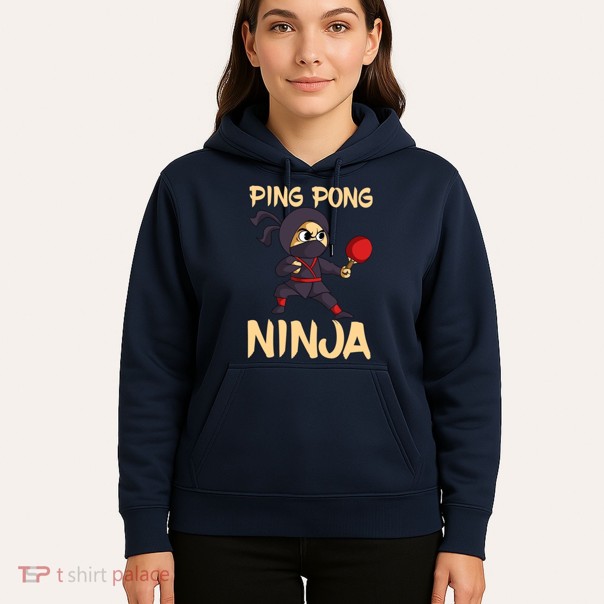 Table Tennis Ping Pong Ninja Lover Hoodie