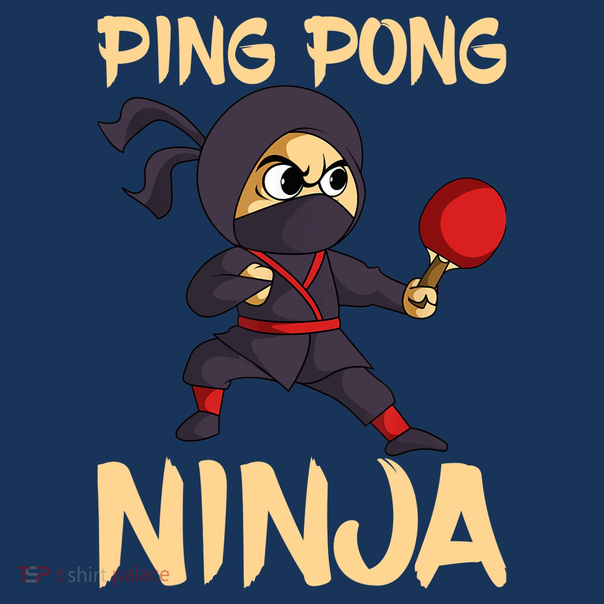 Table Tennis Ping Pong Ninja Lover Hoodie