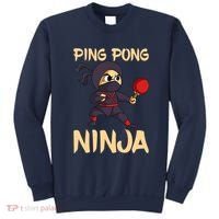 Table Tennis Ping Pong Ninja Lover Sweatshirt thumb 0