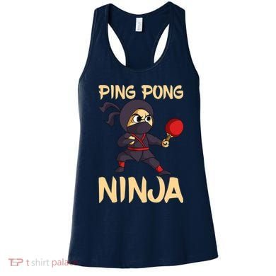 Table Tennis Ping Pong Ninja Lover Women's Tank Top