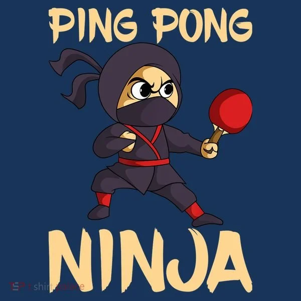 Table Tennis Ping Pong Ninja Lover Toddler Hoodie