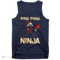 Table Tennis Ping Pong Ninja Lover Tank Top thumb 0