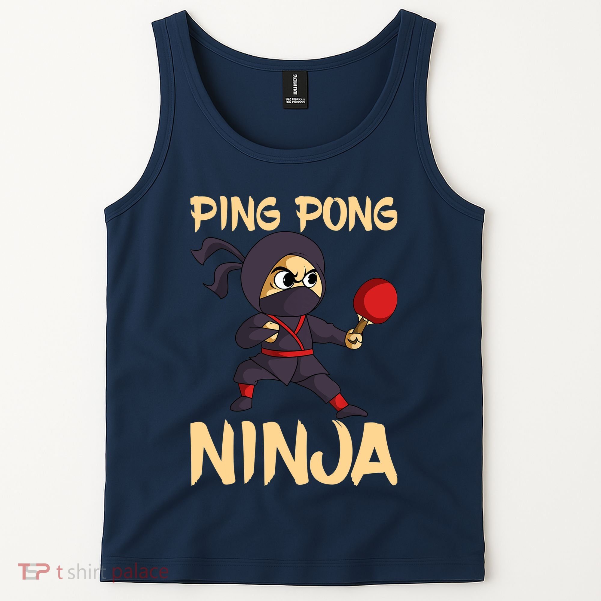 Table Tennis Ping Pong Ninja Lover Tank Top