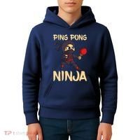 Table Tennis Ping Pong Ninja Lover Kids Hoodie thumb 4