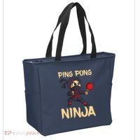 Table Tennis Ping Pong Ninja Lover Tote Bag thumb 2