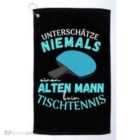 Table Tennis Ping Pong Dad Grandpa Grandfather Fathers Day Gift Golf Towel thumb 0
