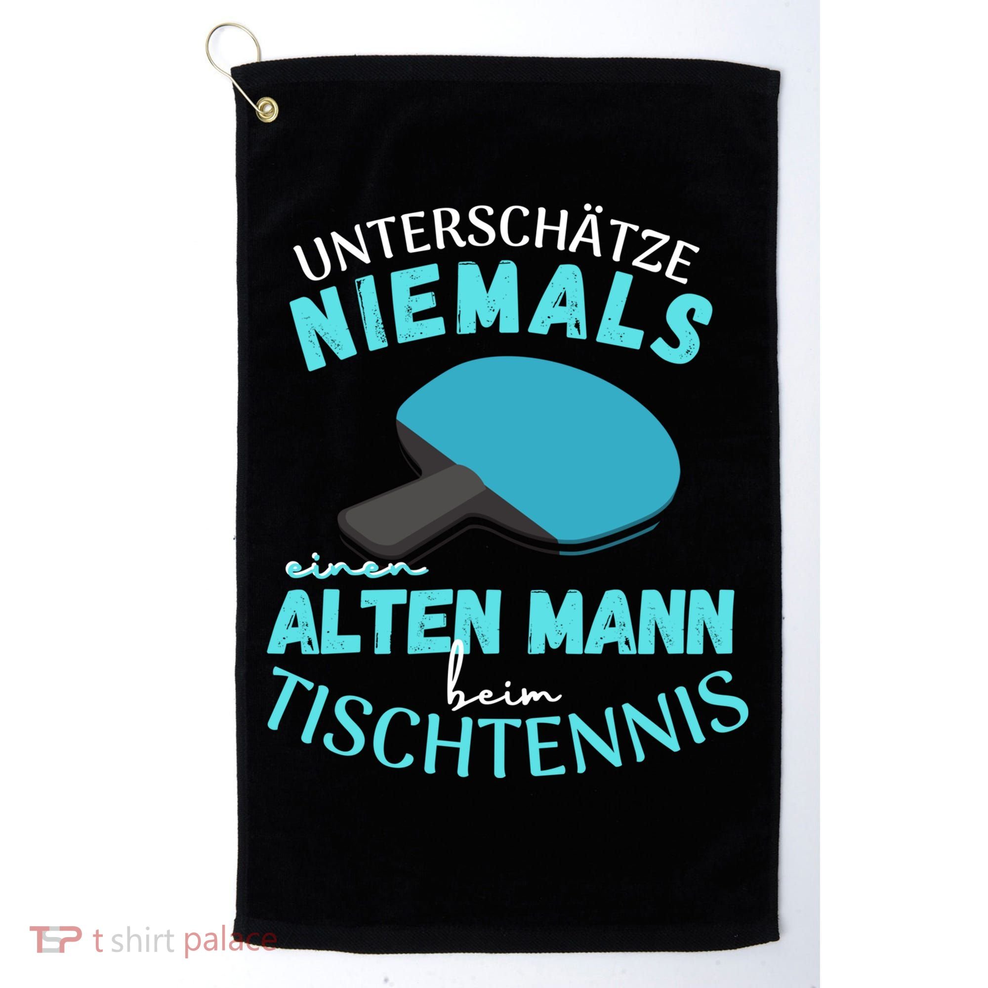 Table Tennis Ping Pong Dad Grandpa Grandfather Fathers Day Gift Golf Towel