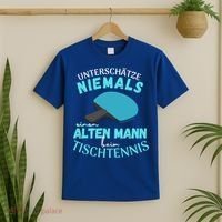 Table Tennis Ping Pong Dad Grandpa Grandfather Fathers Day Gift T-Shirt thumb 2
