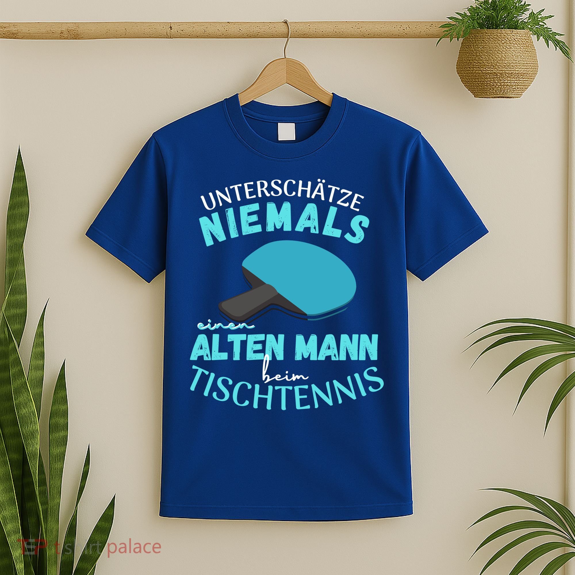 Table Tennis Ping Pong Dad Grandpa Grandfather Fathers Day Gift T-Shirt