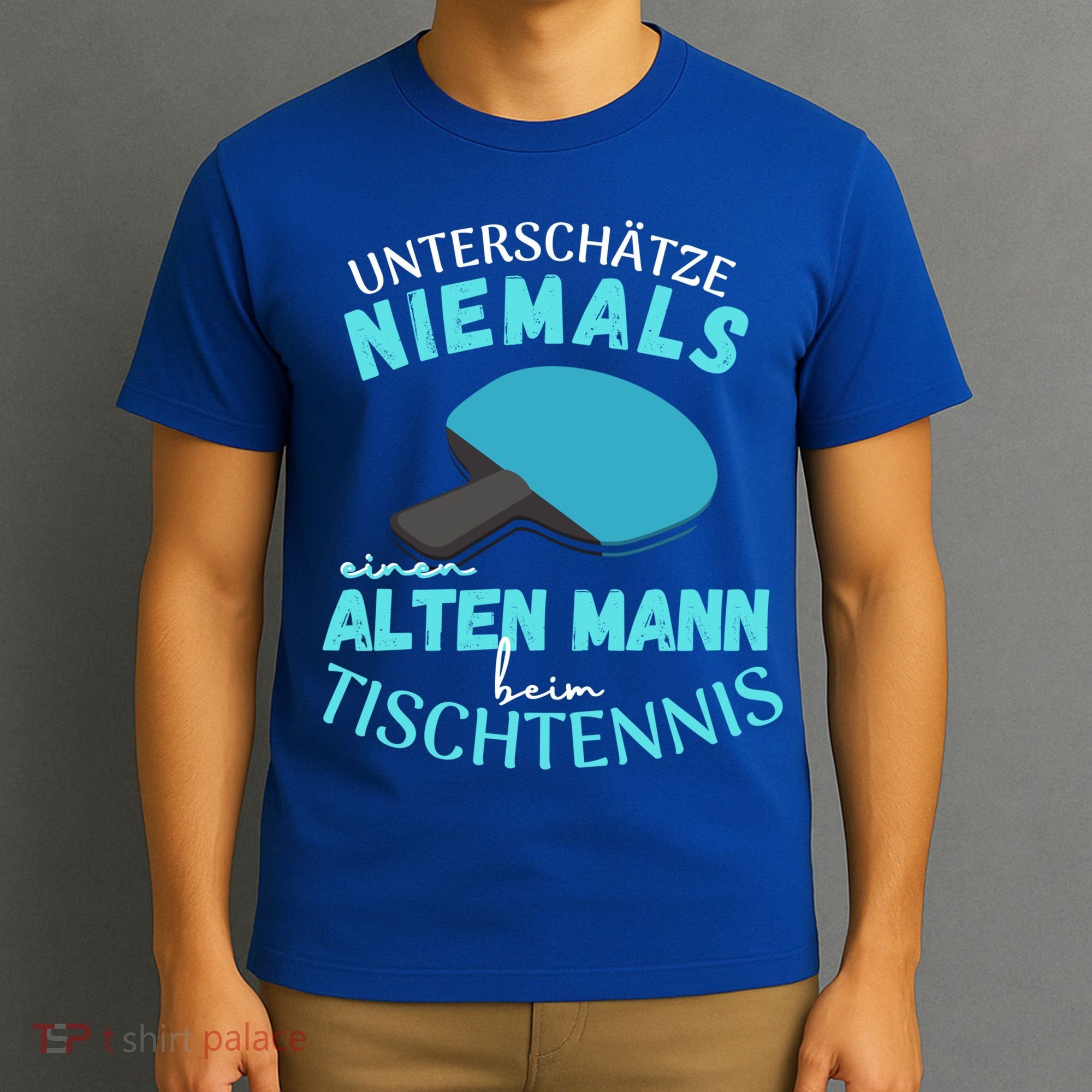 Table Tennis Ping Pong Dad Grandpa Grandfather Fathers Day Gift T-Shirt