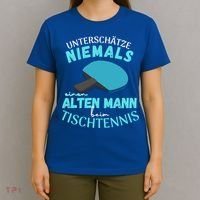 Table Tennis Ping Pong Dad Grandpa Grandfather Fathers Day Gift T-Shirt thumb 4