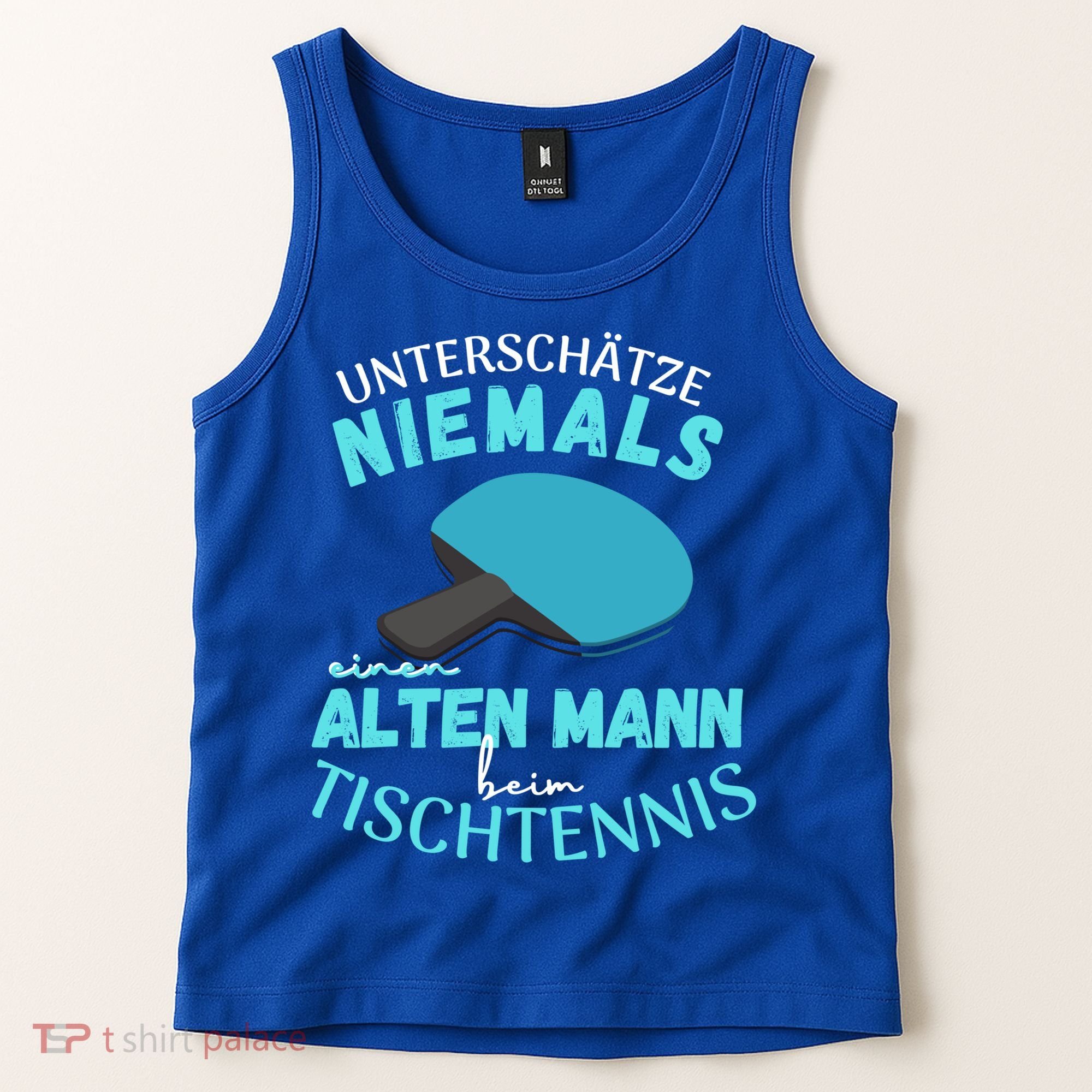 Table Tennis Ping Pong Dad Grandpa Grandfather Fathers Day Gift Tank Top